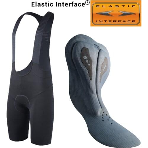 SWIFTOFO Elastic Interface® PARIS HP Men Pad Cycling Bib Shorts MTB Road Bike Race Tights Fit Pants Seamless One-Piece Cutting