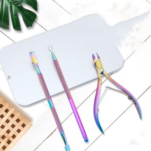 Nail Cuticle Nipper Colorful Clipper Scissor Dead Skin Remover Manicuring Nail Tool