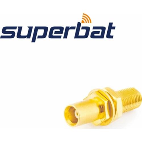 Superbat MCX Adapter MCX Jack to Jack Female Bulkhead Straight RF Coaxial Connector