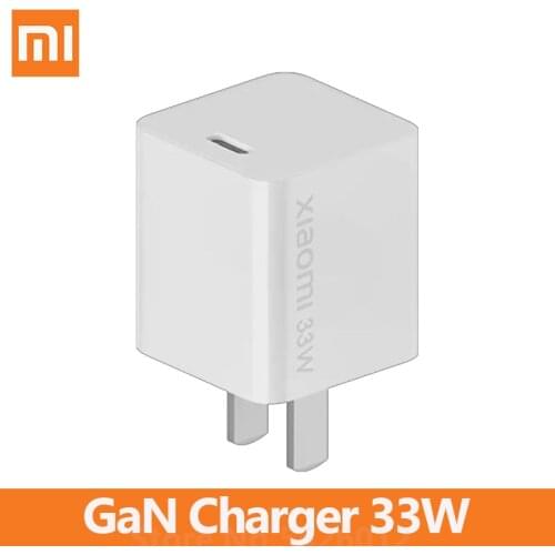 Xiaomi GaN Charger Max 33W with 3A Type-C USB Charging Cable Portable Fast Charger For Smartphones