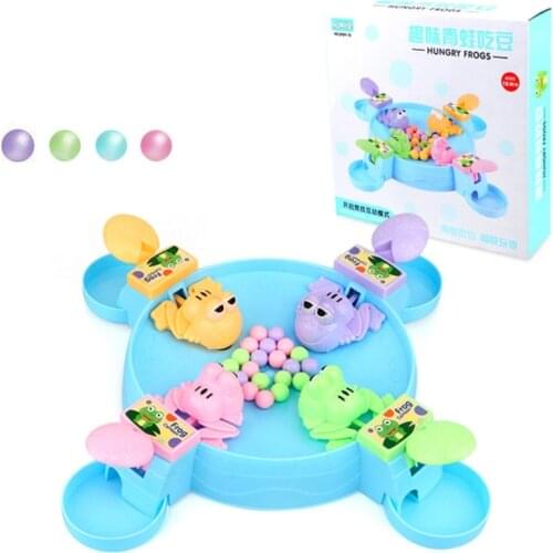 1Set Board Game Toy Hungry Frog Eating Beans Game for Kids & Parents Birthday Gift Party Favor Interactive Toy Set