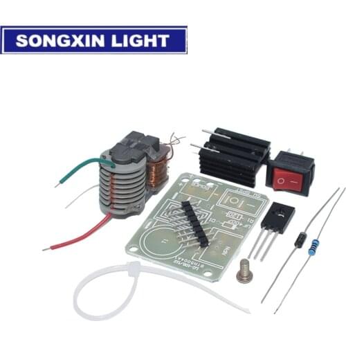 10PCS 15KV High Frequency DC High Voltage Arc Ignition Generator Inverter Boost Step Up 18650 DIY Kit U Core Transformer Suite
