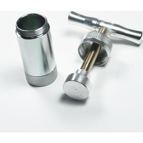 Aluminum Pollen Presser Compressor Press Spice Herb Grinder Tobacco Grinders Hand Crusher Accessories
