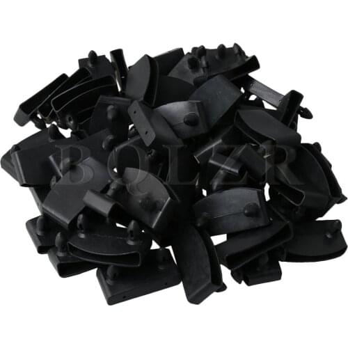 BQLZR Plastic Single End Caps Holders Replacement for Holding and Securing Wooden Slats on The Bed Base Pack of 50