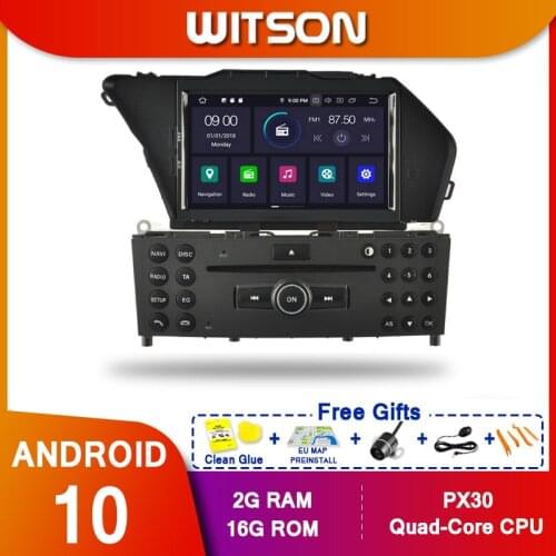 DE STOCK ! WITSON Android10 Qcta Core CAR DVD For MERCEDES-BENZ GLK X204 GLK300 GLK350 4GB RAM 64GB ROM CAR GPS NAVIGATION