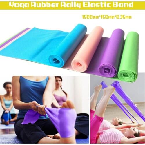 Rubber Muscle Exercise Resistance Dance Elasticity Fitness Elastic Yoga Pilates Training Belt Sports Stretch Band