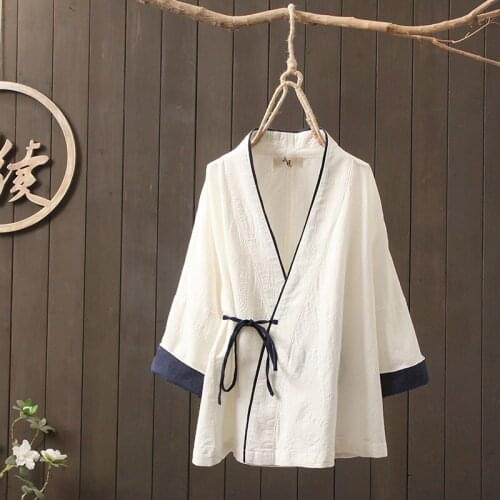 Chinese Tops Camisa China Mujer Modern Chinese Style cheongsam Blouse Retro Qipao Shirt Traditional Clothing Tops 10442