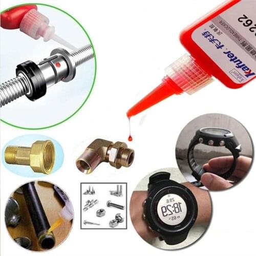 10/50ml Adhesive Wire Sealing Anti-Corrosion Thread Anti-Pressure RED 0262 0271Glue Anaerobic Screw Lock New Anaerobic Adhesive