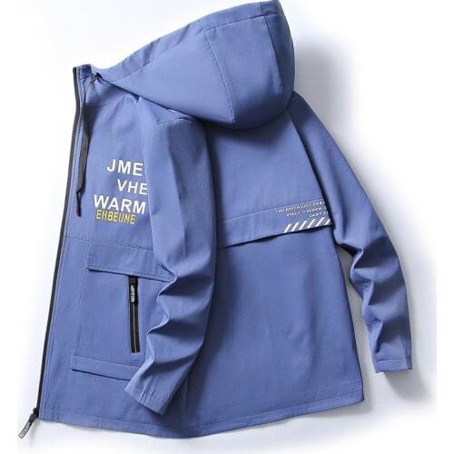 2021 Spring Work Mens Jacket New Trend Casual Wear Street Autumn Thin Coat Short Jackets Style for Men Clothes M-3XL Size