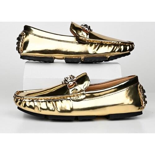 Size 48 Spring Leather Shoes Men Unisex Loves Sequin Men Shoes Men Moccasins Loafers Bling Tiger Pattern Casual Tenis Masculino