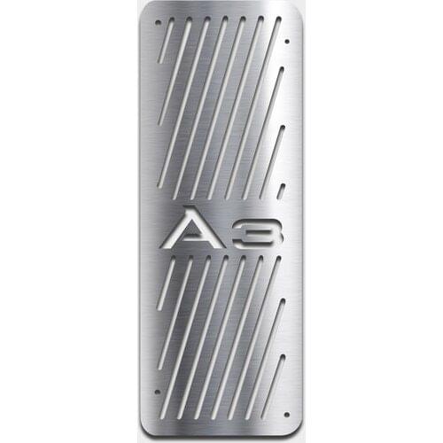 A3 Chrome Foot Rest Pedal-2012-2019 / Sd - Hb Chrome pedal foot rest sporty interior accessories