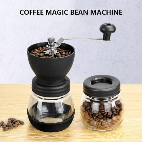 Washed Hand-Cranked Coffee Grinder Grinder Coffee Grinder Manual Coffee Grinder Send Sealed Jar