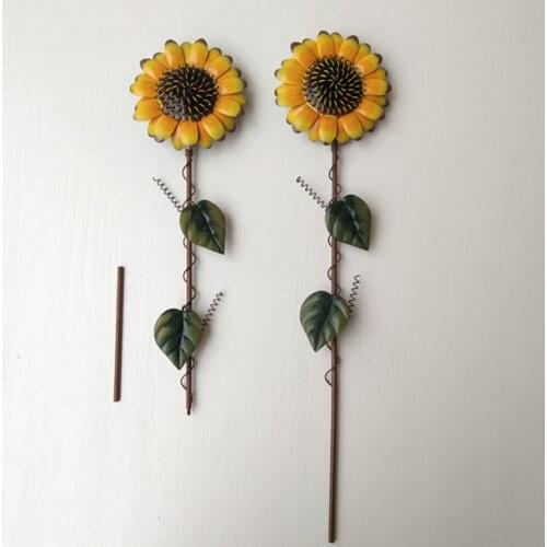 Garden Villa Inserting Rod Sun Flower Land Inserting Brand Farmhouse Garden Landscape Decoration Sunflower Plug-in Decoration