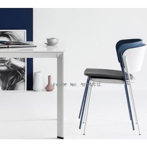 Nordic dining chair backrest simple home dining chair commercial coffee chair makeup chair ins chair net red designer chair