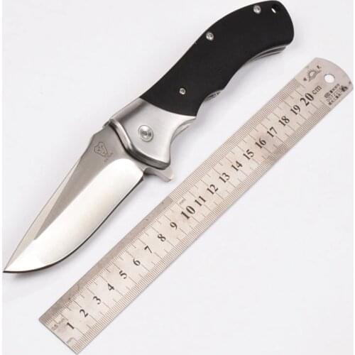 VOLTRON V05 Folding Knife 9Cr18Mov blade G10 handle Ball bearing system utility tactical survival knife outdoor ganzo EDC tool