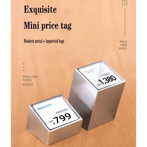 Price Display Rack Creative Cosmetics Commodity Price Tag Metal Price Tag Wine Label Rack High-Quality Product Price Sticker