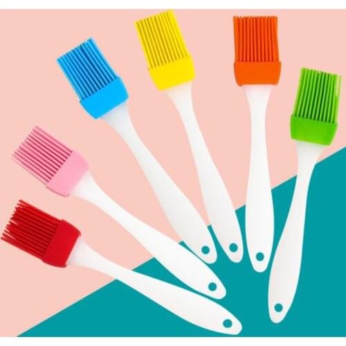 1pc Silicone Pastry Brush Baking BBQ Basting Brush Baking Oil Brush