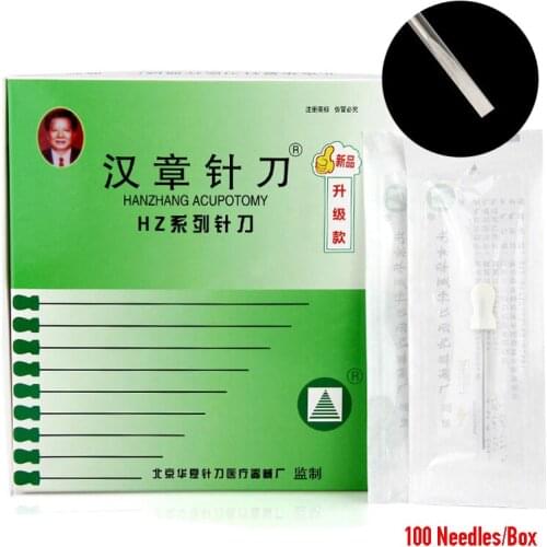 100 Needle Small Needle Knife Big sizes Disposable Sterile Acupuncture Blade Ultrafine Needle Knife Needle Acupotomology
