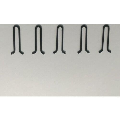 100 x Carp Fishing Matt Black Lead Mould Loops - Lead Weight Mould Eye Loops Clips -Carp Terminal End Tackles