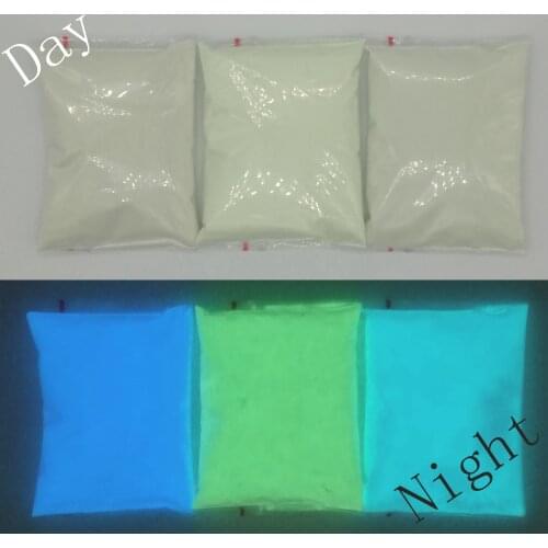 300g mixed 3 colors Luminescent Powder Phosphor Pigment for DIY decoration Paint Print Nail Art ,Glow in dark Powder Dust