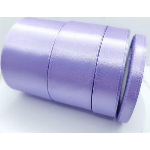6-50mm Satin Ribbon 25Yards/Lot for Gift Package Wrapping,Floral Design,Hair Accessories,Crafting,Sewing,Wedding Decor, Purple