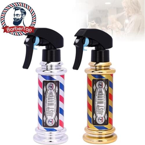 Haircut High Pressure Watering Can Hairdressing Retro Fashion Watering Bottle Fine Mist Alcohol Disinfection Spray Bottle Water