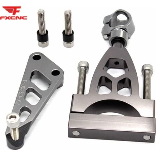 For HONDA CB400 VTEC 1999-2010 2000 2001 CNC Aluminum Motorcycle Steering Damper Stabilizer Bracket Mounting Support Kit Holder