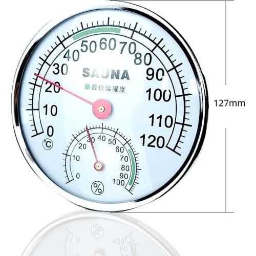 Sauna Hygrometer Metal-Case Steam Outdoor And Bath Used