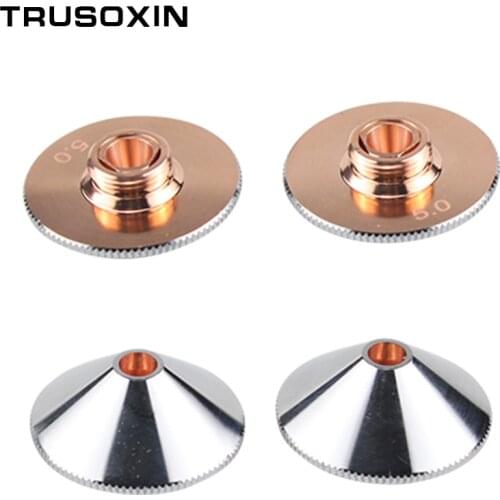 Laser Cutting Machine Laser Cutting Nozzle Cutter Tips Double Layer Dia.28mm Caliber 1.5/2.0MM Fiber Laser Cutting Head