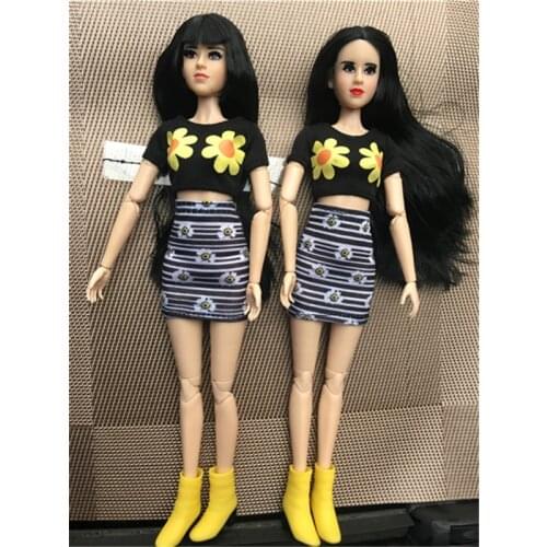 27cm Original Brand Chinese Girl Doll With Eyelashes 22 Joints Movable Body BJD Collection for Kids Birthday Christmas Gift