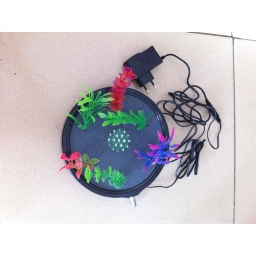 Multipurpose Colorful LED Air Stone Aquariums Fish Tank Oxygen bubbles Stone with water plants