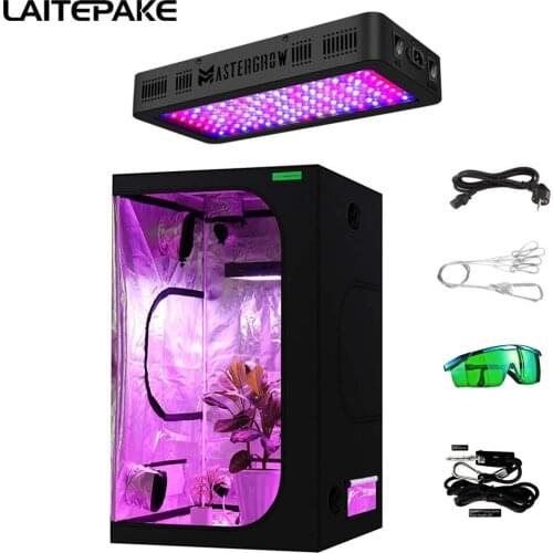 Led grow light kit 1200W 1500W 2000W Full spectrum grow light and 120-300 CM hight 200cm 600D reflective grow tentfor indoor