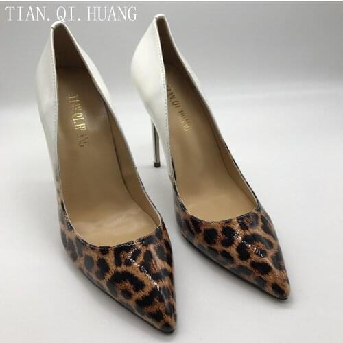 New Woman High Heels Pumps Wedding Bridal Shoes Black Heels Women Shoes High Heels Women Pumps Genuine leather TIAN.QI.HUANG
