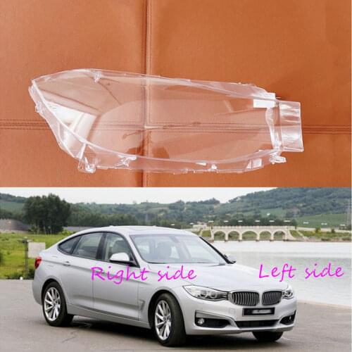 Car Headlight Lens For BMW 3 Series GT F34 2013 2014 2015-2019 Headlamp Cover Car Replacement Front Auto Shell Cover