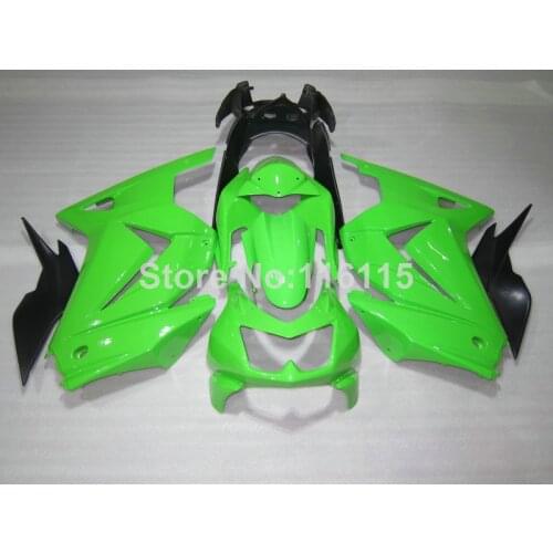 Fairings for Kawasaki Ninja 250r 2008-2014 injection molding EX250 08-13 14 ZX250 high quality green black fairing kit GD54