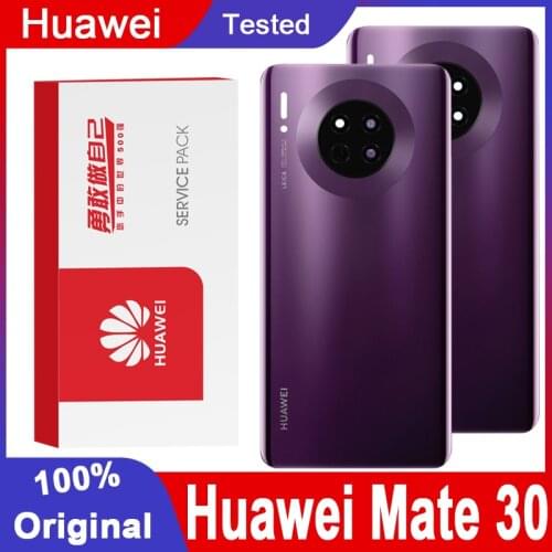 Original Back Housing Replacement for Huawei Mate 30 Back Cover Battery with Camera Lens adhesive Sticker For Mate30 Rear cover