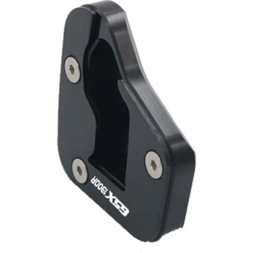 Stand Extension Support Plate Pad For SUZUKI HAYABUSA GSX1300R GSX 1300R 2008-2019 2018 2017 2016 Side Kickstands enlarger pad
