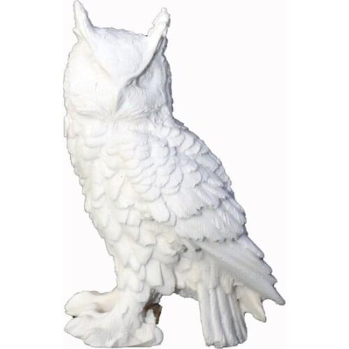 Polart Polyester Owl Küçük2 13x6 cm paintable decorative objects декоративные предметы под роспись
