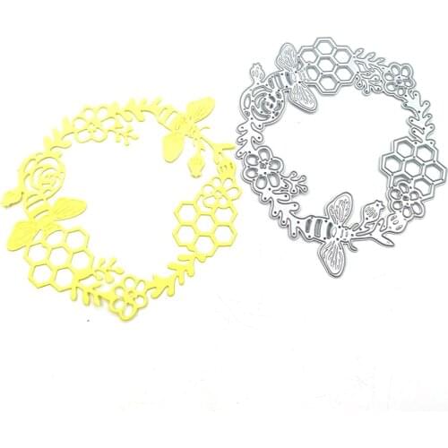 Julyarts Garland Cutting Dies New Scrapbooking Tools Craft Dies Stencils For Card Making Decorative Embossing Suit Paper Cards