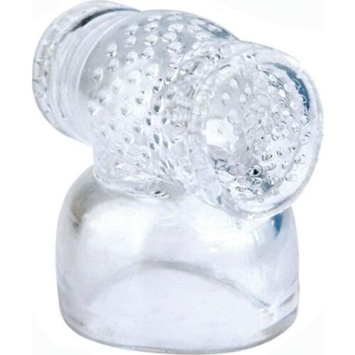 Transparent Big AV Wand Headgear Vibrators Caps For Male Sex Toys Magic Wand Head Accessories Body Massage Adult Sex Products