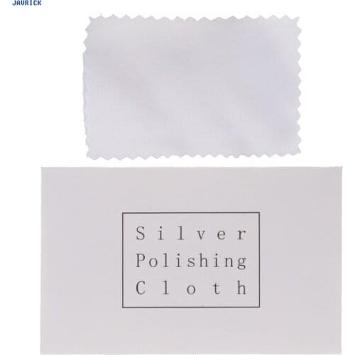 JAVRICK 1Pc 6.8 x 11 cm Cotton Polishing Cloth for Cleaning Silver Gold and Platinum Jewelry Cleaner With Cheap Price
