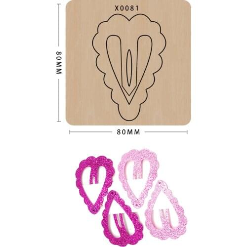 Hairpin Scrapbook Diy Handmade Crafts Wood Moulds Die Cut Making Decor Supplies Dies Template