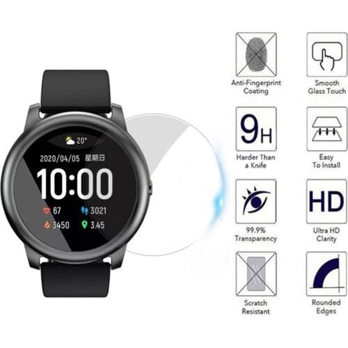 2.5D Tempered Glass For Haylou Solar LS05 Smart Watch HD Screen Protectors Anti-Scratch Full Cover Films For Xiaomi Haylou Solar