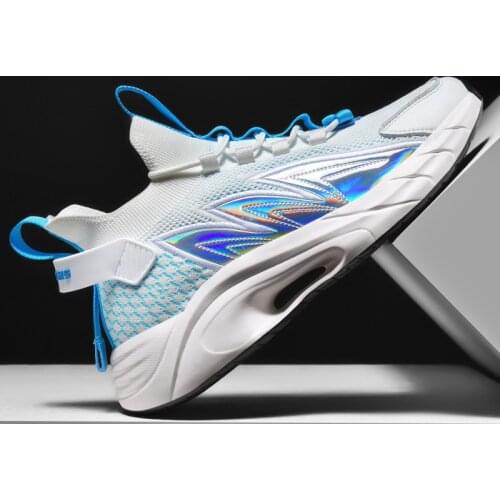 Hot Sale Trendy Running Shoes For Men Breathable Sneakers Mesh All-match Sports Shoes Outdoor Light Jogging Gym Shoes Zapatillas