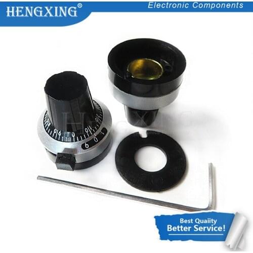 1pcs/lot 3590S 6.35 mm precision scale knob potentiometer knob equipped with multi-turn potentiometer In Stock
