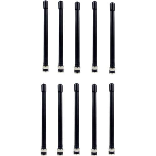 Lot 10pcs VHF 136-174mhz BNC Rubber Antenna for ICOM IC-V80 IC-V82 IC-V8 IC-V85 IC V8 V80 VX200 VX500 for KENWOOD TK208 Radio