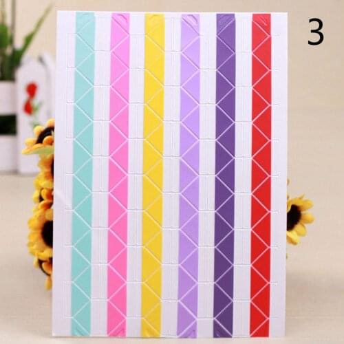 102 Pcs/Sheet Photo Album Scrapbook Colorful Corner Protectors DIY Sticker Gift Decor Card Scrapbooking Arts Crafts