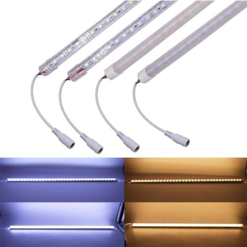 DC12V LED Bar Light 50CM 36LEDs SMD5054 LED Rigid Strip LED Strip Light Tube LED Night Market Lamp Under Cabinet Kitchen Light