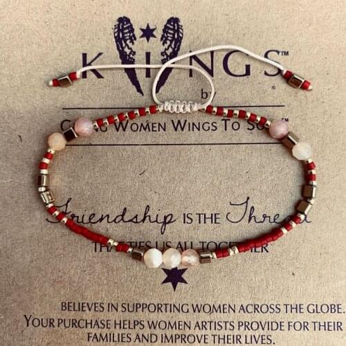 Handmade Weave Beads Bracelets MIYUKI Pink Red Stone Crystal Seed Bracelet For Women Charm Beads Friendship Simple Jewelry Gifts