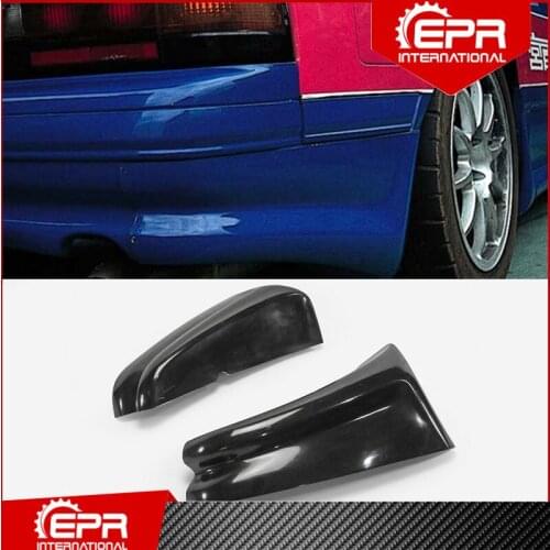 For RX7 FC3S RE Style Glass Fiber Rear Spat Trim (2Pcs) RX7 FRP Rear Bumper Spat Cover Racing Part Body Kit